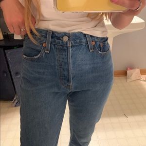 levi’s straight cut jeans